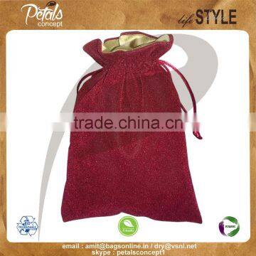 Velvet Jewelry Drawstring Pouch