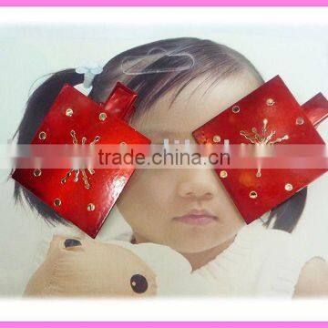 red square kids hair clip/hair accessory