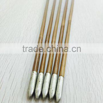 Hand-spined Self-nock Tonkin Bamboo Shafts Nailed With Bullet Tips For Archery Tournament photo-5