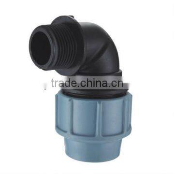 PP COMPRESSION FITTING--MALE ELBOW