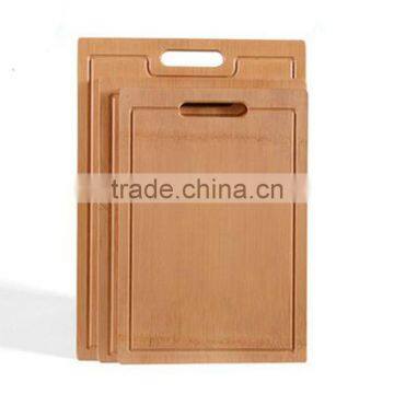 Natural customized bamboo cutting board sets, chopping blocks type chopping board