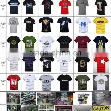 GZY T shirt stock liquidation clothes low price