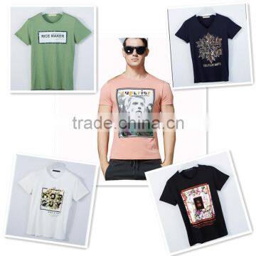 NEW Design Casual Slub BAMBOO Cotton t shirt Men offset 3D printing O-neck special cool Top Tees