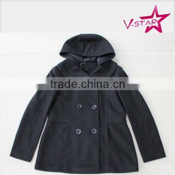 Lady's Fake Wool Jacket Quality Fake Wool Jacket