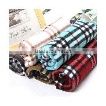 mens and madam's plaid polar fleece scarf