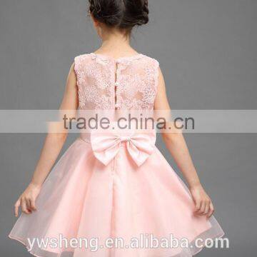 Baby Girl Kid Children Princess Lace Dress Patterns Design With OEM Factory photo-3