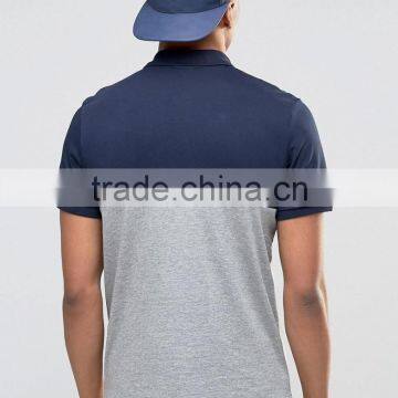 MGOO Cheap Price Custom Printing T-shirt Left Chest Printing Mens Polos Contrast Cotton Spandex Muscle Tops photo-3
