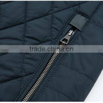 New Design Men Business&Leisure Wearing Stand Collar Simple Quilted Padding Jacket photo-5