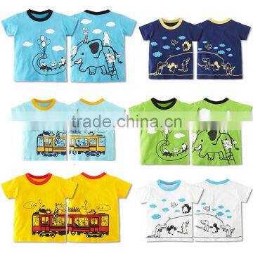 Hot Sale Kids Baby Boys Girls T-Shirt High Quality Creative Cartoon Short Sleeve Children's Boy Girl Kids Summer Tees Tops