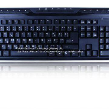 HK3068 Wired Multimedia Keyboard