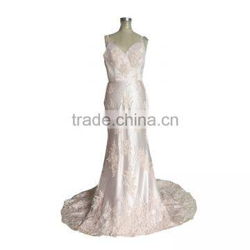 China OEM Supply Backless Sexy Long Tail Wedding Dresses photo-2