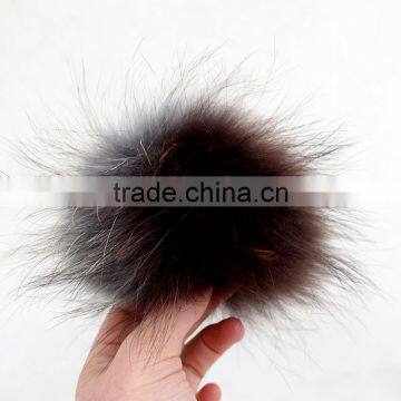 Myfur Manufacturing Wholesale Natural Raccoon Fur Customized Colour Pom Poms photo-2
