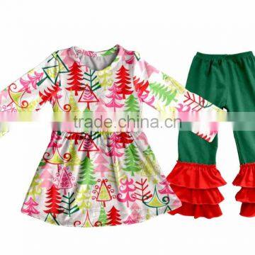 2017 Flamingo Christmas Clothes Autumn Outfit Beautiful Children Clothes Online Yiwu Children Clothes photo-2