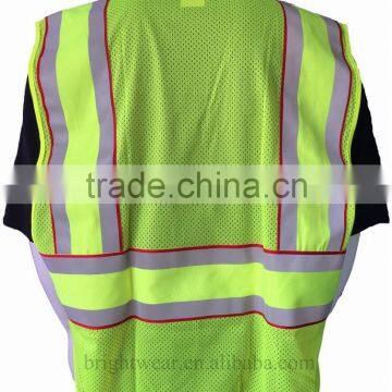 ANSI 107 Public 5 Point Breakaway Style Yellow High Visibility Vest