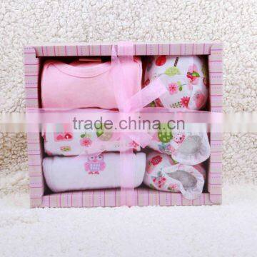 baby 5pcs gift box/baby wear/baby clothing/baby garments