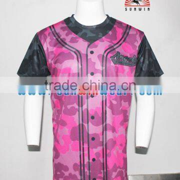 2017 Fashion Blank Baseball Jersey Uniform Custom Digital Baseball Jersey Wholesale Baseball Jersey photo-5