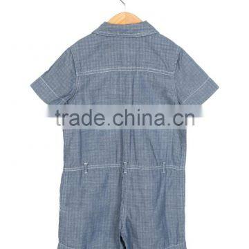 2017 Children Custom Baby Clothes Button up Romper Cotton Jumpsuit Infant Toddler Kids Clothing photo-2