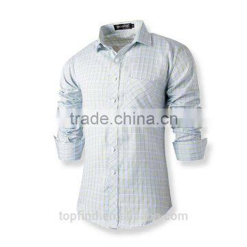 Best Price Customise Mens Heavy Organic Cotton Work Shirt With Check Pattern photo-2