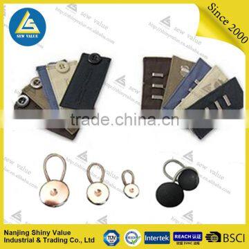 Wholesale Removable Metal Jeans/waistband / Shirt Button Extender With Elastic photo-5
