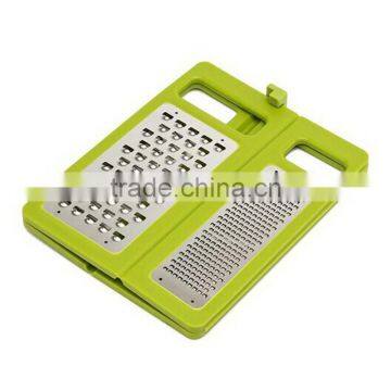 Kitchen Gadgets Vegetable Fruit Slicers Cutter Fold Flat Grater Plus Folding Box Grater Shredded Slicer Cooking Tools KC1394 photo-3