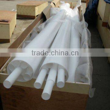 white extruded PTFE tube