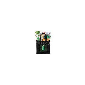 OEM / ODM Recycled Black PET Bag, RPET Shopping Bags For Supermarket