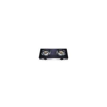 Automatic Ignition Kitchen 2 Gas Burner Stove FJ-G304 With 7mm Tempered Glass
