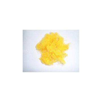 Spinning Yellow Polyester Staple Fiber with Length 32mm, 38mm for yarn spinning, non woven