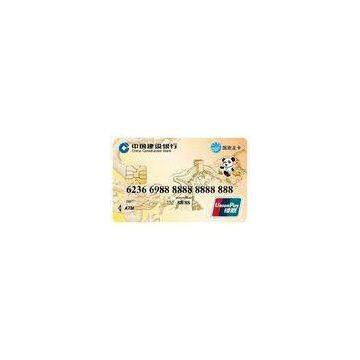 80K Dual Interface UnionPay IC Card / Co - branded Card for travelling