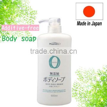 Japan additive-free natural skin care body liquid soap pump 600ml Wholesale