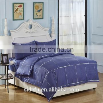 Wholesale Home Use Yarn Dyed Cotton Duvet Cover Sets