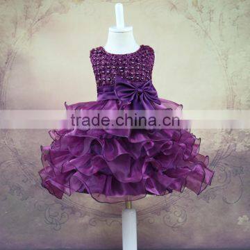 Wholesale new style fashion cute children baby girl dress designs