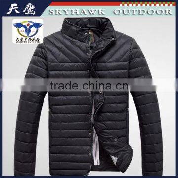 Breathable Fashion Men Patch Down Jacket Light For Winters