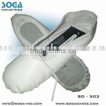 artificial leather ballet shoes