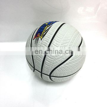 Rubber Basketball with Slam Dunk Shape