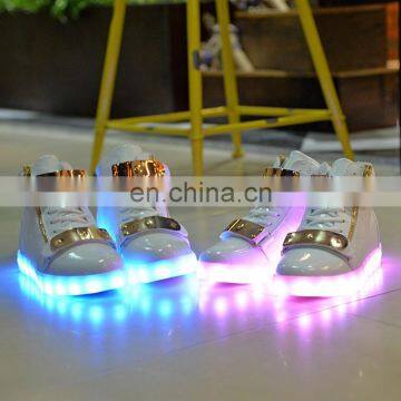 Wholesale Footwear New Design Ladies Light Shoes Men Women Dancing Shoes Luminous High Cut LED Shoes Sneakers photo-4