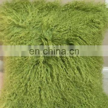 18" Mongolian Lamb Pillow photo-2