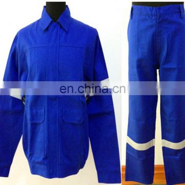 Royal Blue 100% Cotton FR Jacket and pants Flame Retardant Workwear