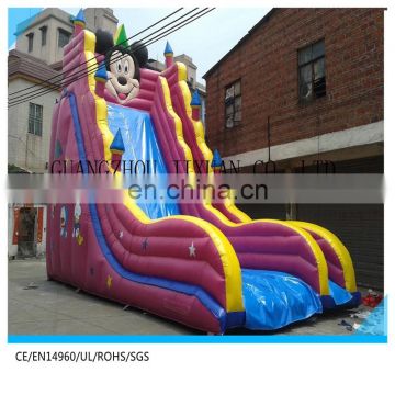 china inflatable 9 meter slide giant adult inflatable slide