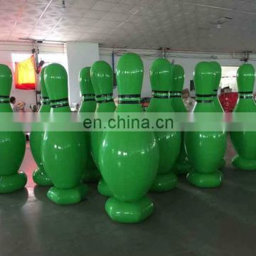 HI 0.6mm PVC giant inflatable human bowling pins,inflatable bowling set with cheap price