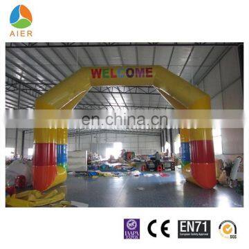 Advertising inflatable welcome arch,inflatable arch door for sale.