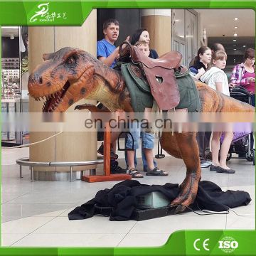 Attractive safe Kiddie dinosaur rides for kids amusement