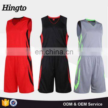 2016 wholesale blank best basketball jersey design blue color