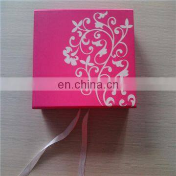 2016 high quality New design and customized folding box for the weeding dress packing