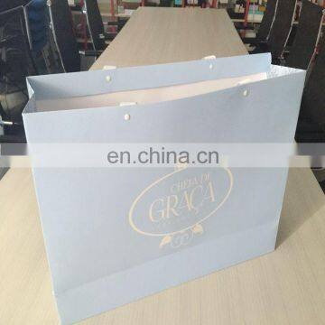 New Luxury artpaper printed custom big size paper bag