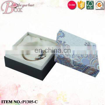 China factory jewelry box for nose rings hard paper ring gift box