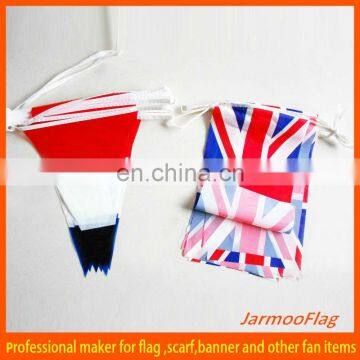 UK bunting plastic string flag