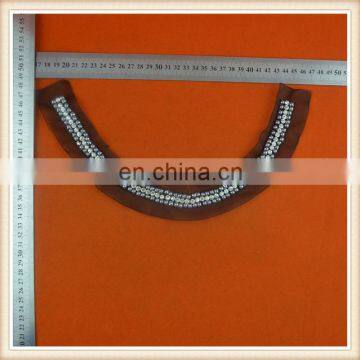 Latest Custom Wholesale Design Rhinestone Beads Embroidery Neck Trim photo-5