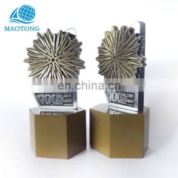 Custom Cheap Zinc Alloy Metal Antique Silver Plated New 3D Trophy Tennis Sports Medals and Trophies Maker photo-4