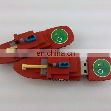2016 New Personalized Pvc Ship Shape Flash Usb in Low Price photo-3